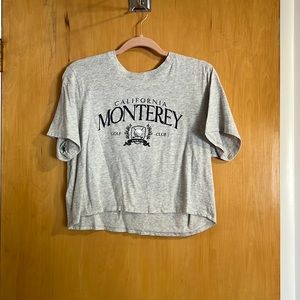 Abercrombie graphic crop top